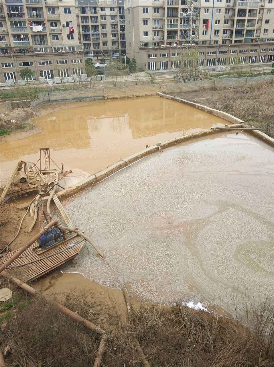 陆良沉淀池淤泥清理-厂区废水池淤泥清淤